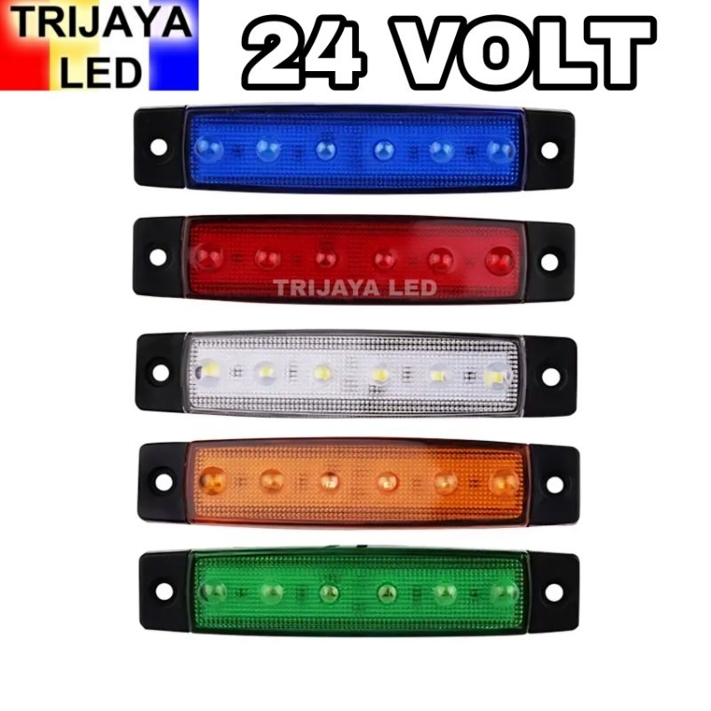 Lampu Kolong Modul LED 6 SMD Mata Plasma Supersonic 24 Volt COB Samping Ultrasonic Topi Kabin Truk B