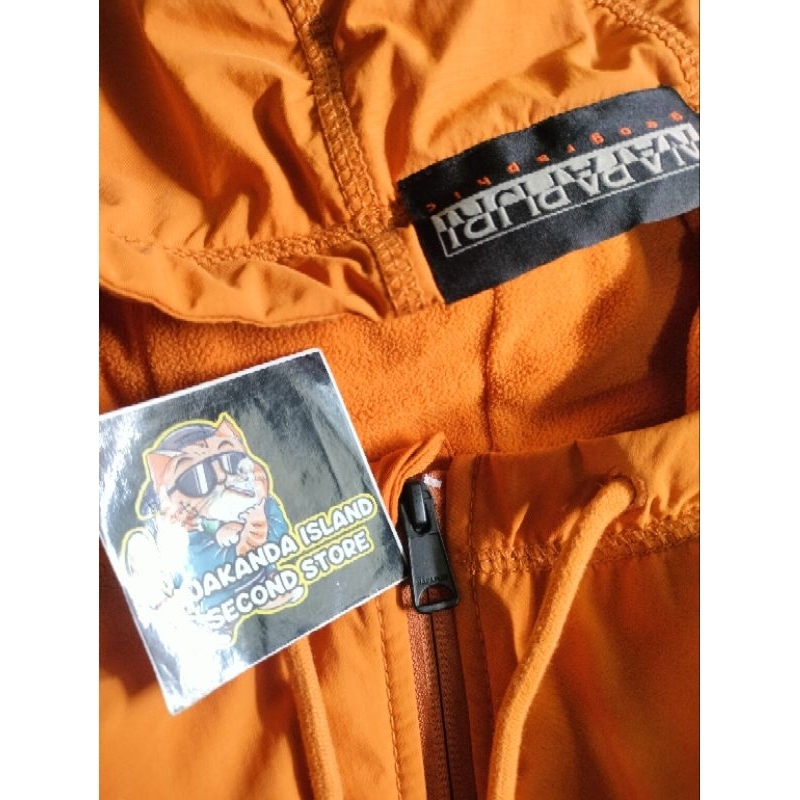 Napapijri Teide 4 Half Zip Fleece Orange