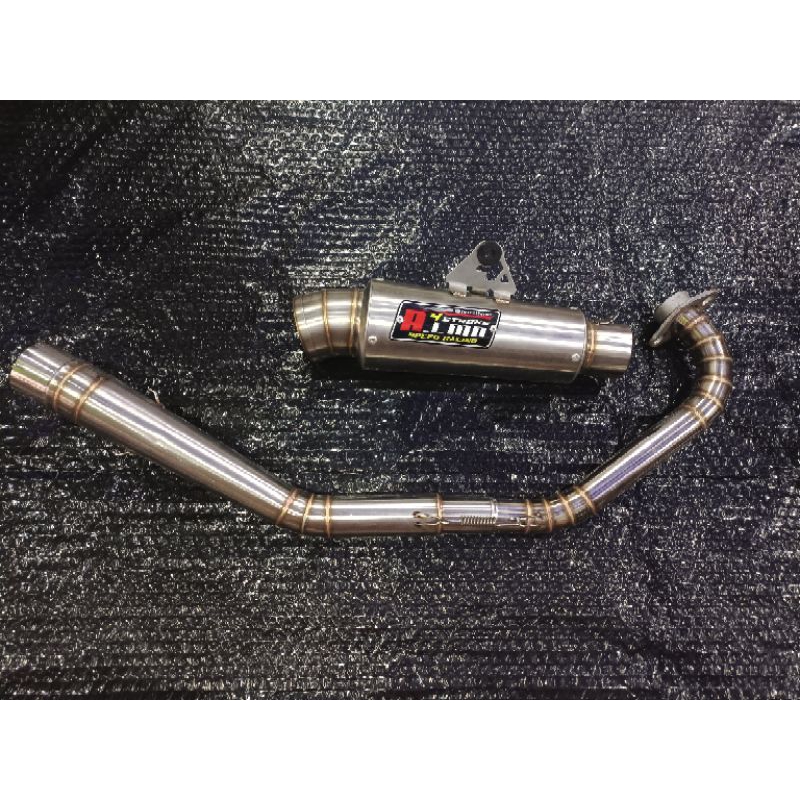 knalpot racing orijinal ALmo pnp mx new mx old mxking satria fu underbone road race