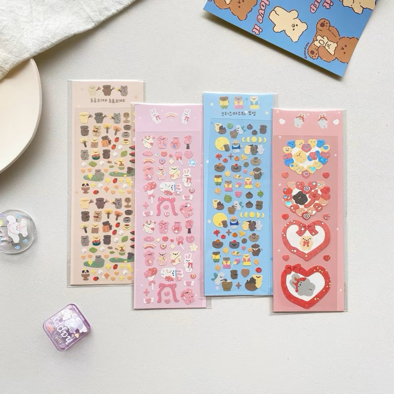 

sticker confetti glitter deco photocard korean readystock B505 B907