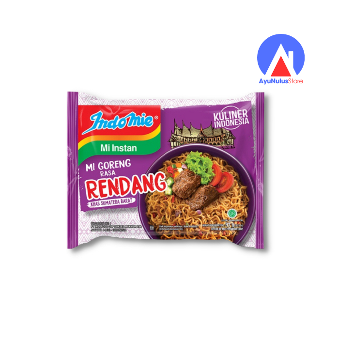 

Indomie Mi Goreng Rasa Rendang 91 gr | Mi Instant Goreng Lezat Dengan Bumbu Khas Sumatera Barat