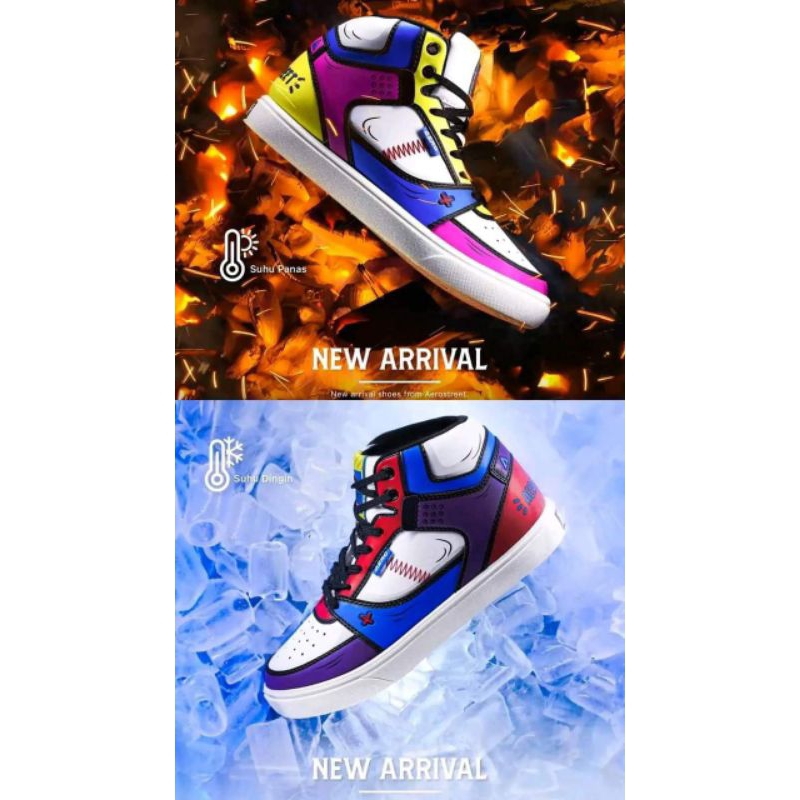 2D termocromic aerostreet/ sepatu aerostreet/ shoes aerostreet