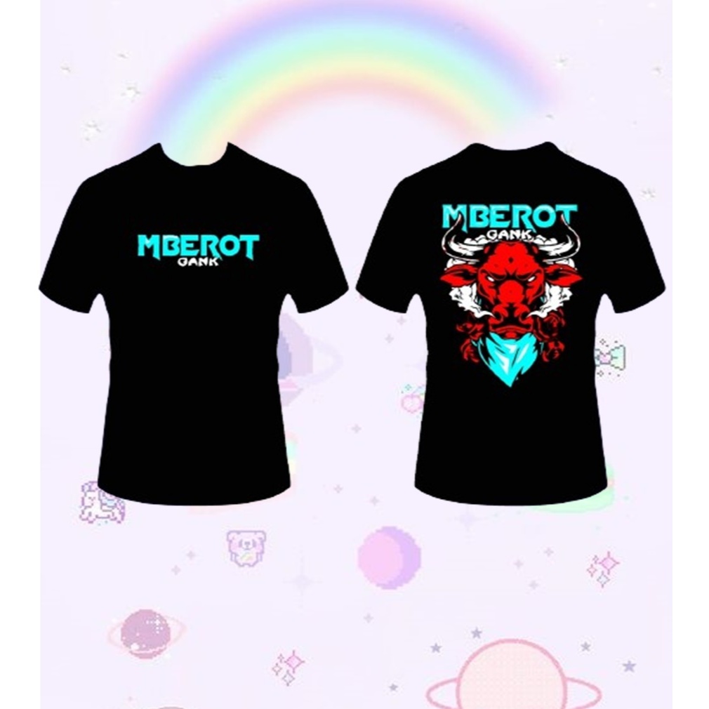 kaos pria kaos t-shirt BANTENGAN MBEROT  murah terbaik terlaris bagus kaos lulu-lucuan kaos kata-kat