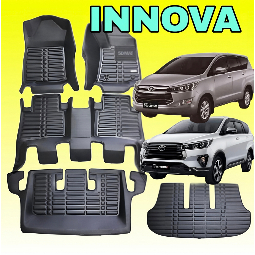 Innova Reborn Venturer Karpet Mobil 5D Car Mat 2015 2016 2017 2018 2019 2020 2021 2022