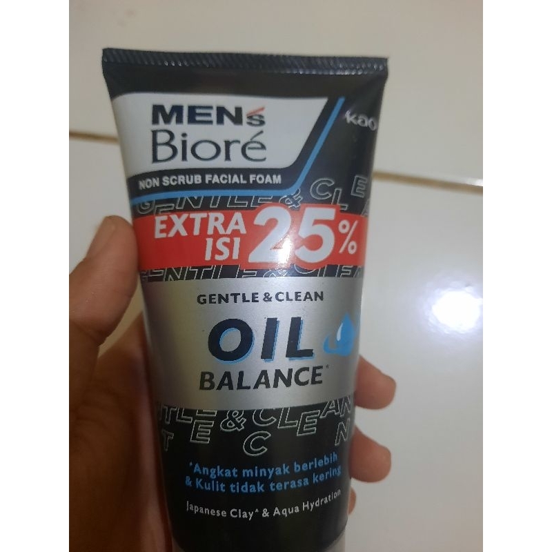 mens biore oil balance 125 gram