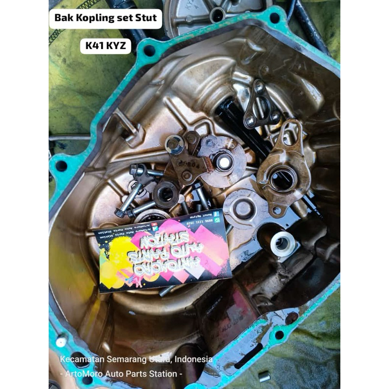 Bak Kopling Set Stut Supra X 125 Fi Blade 125 Fi Supra 125 Helm In SEKEN ORI COPOTAN MOTOR KONDISI B