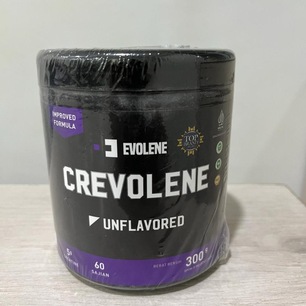 Crevolene Creapure 60 Serving Evolene Creatine Murni Pure Suplement Fitness Gym