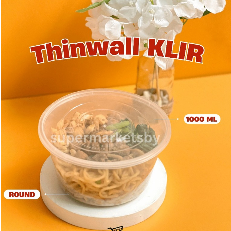 Thinwall KLIR Round 1000 ml / Thinwall Bulat 1000 ml