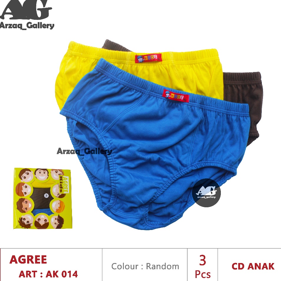 Get Now   3 pcs  CD AGREE AK 14  Celana dalam agree kids  Celana Dalam Anak  Cd Anak Laki  Celana Ag