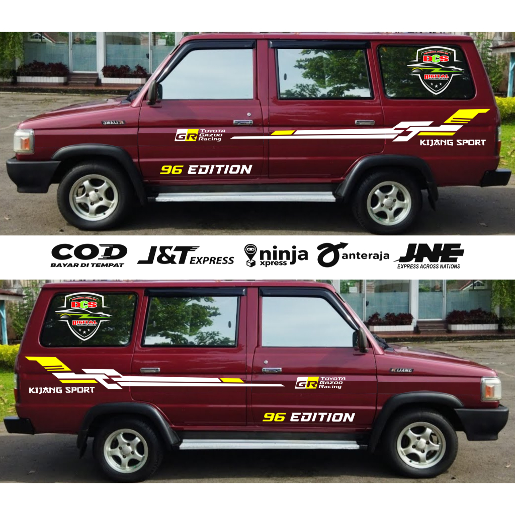 Stiker Mobil Kijang Super Stiker Body Kijang Super Stiker Kijang Super