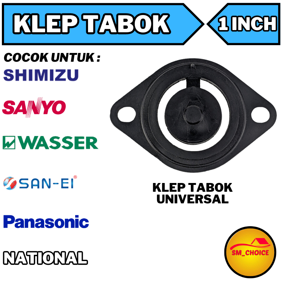 KARET PACKING KLEP TABOK BAGUS PLENES POMPA AIR SANYO KLEP TABOK SHIMIZU