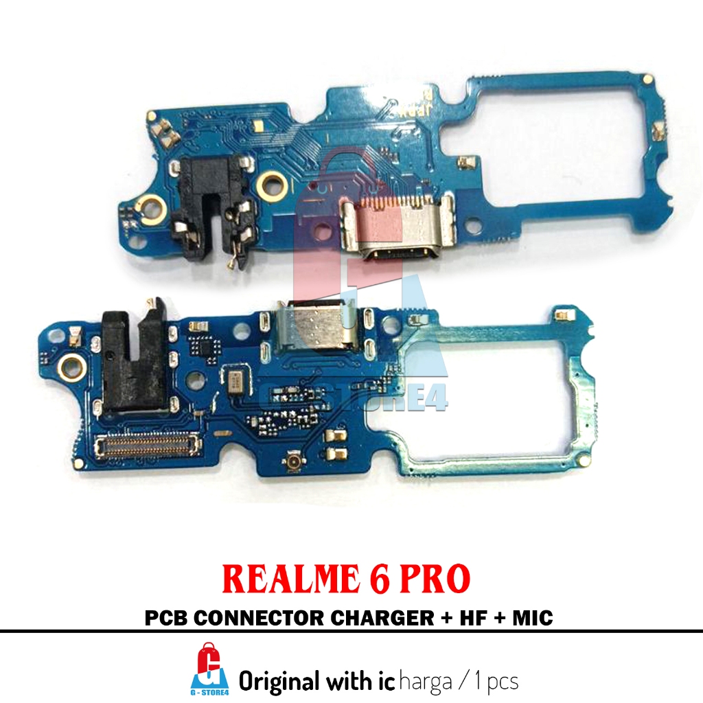 PAPAN CB CAS/ PCB KONEKTOR CHARGER REALME 6 PRO ORIGINAL