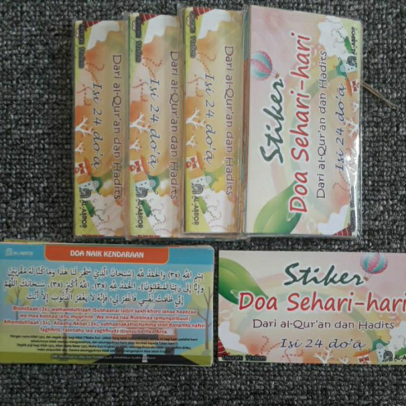 

STIKER DOA SEHARI-HARI ISI 24 DOA/LEMBAR