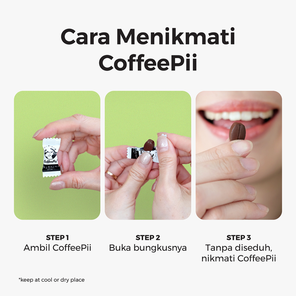 

QH Coffeepii Indonesia - Premium Snack Import - Coffee Bites Coffee Treats Snack Sehat Low Sugar