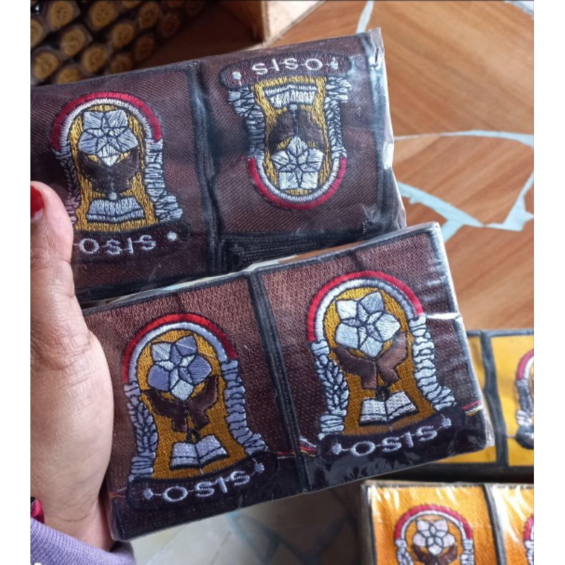 Bet OSIS SMA Bordir Badge Logo OSIS SMA Satuan