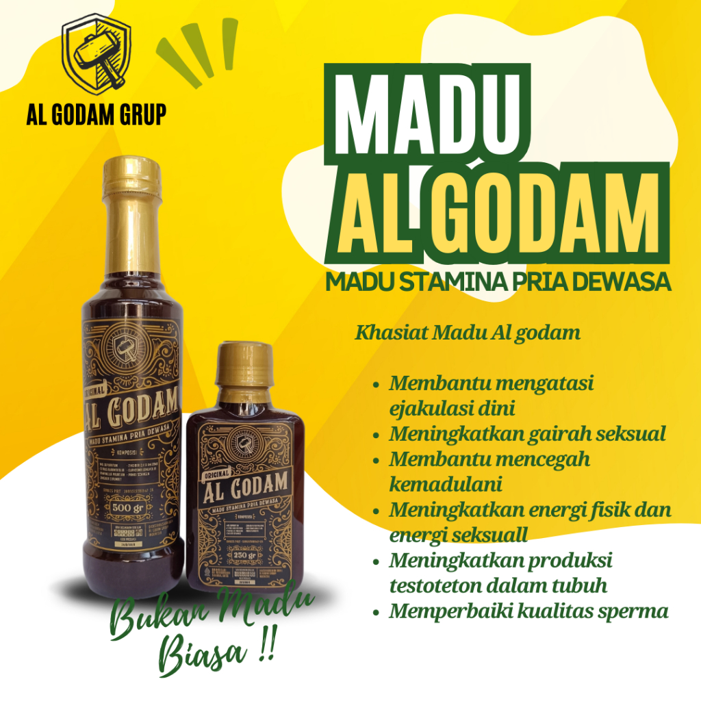 

Madu Al Godam Madu Murni Asli [1Kg] 100% Alami Pure Natural Raw Honey
