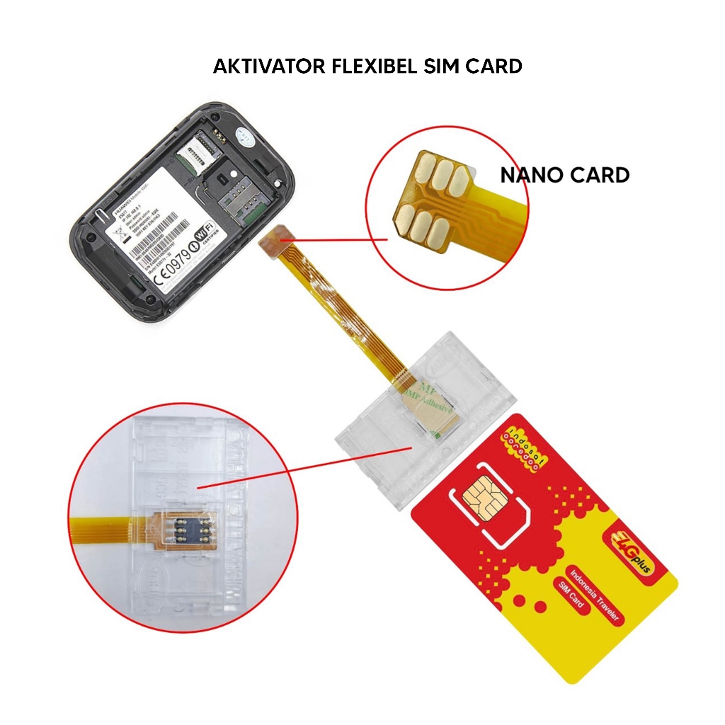 AKTIVATOR SIMCARD NANO / AKTIVATOR FLEXIBEL SIMCARD