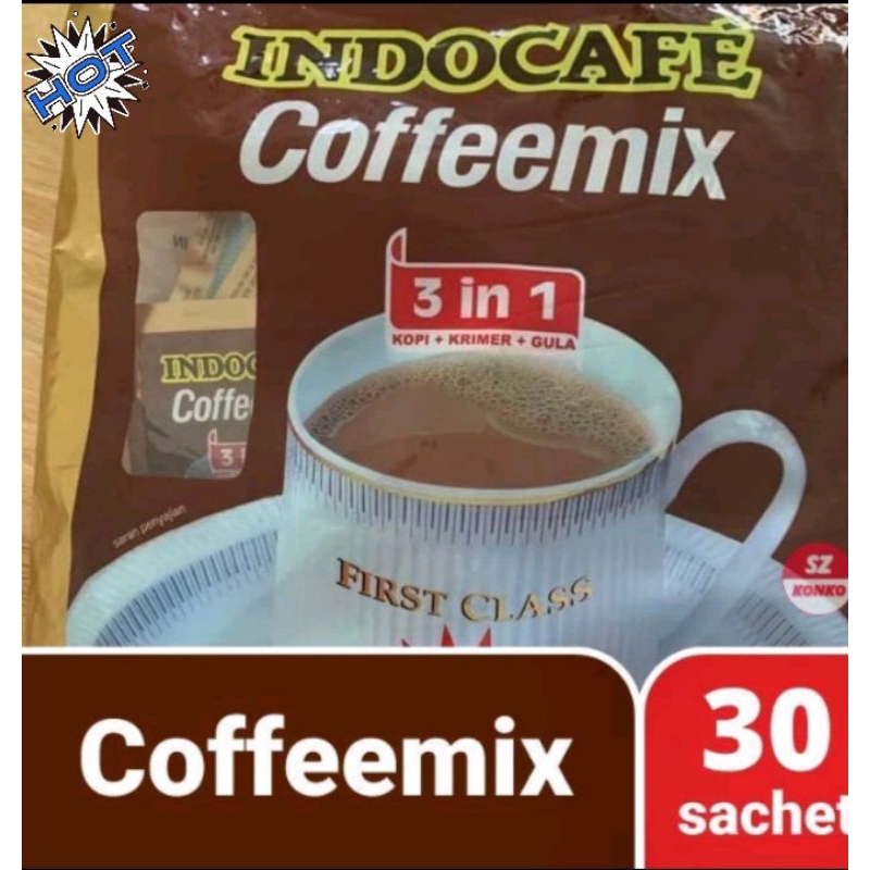 

INDOCAFE COFFEMIX ORIGINAL 3in1 30sacet volume 20g Lezattt Nikmattt