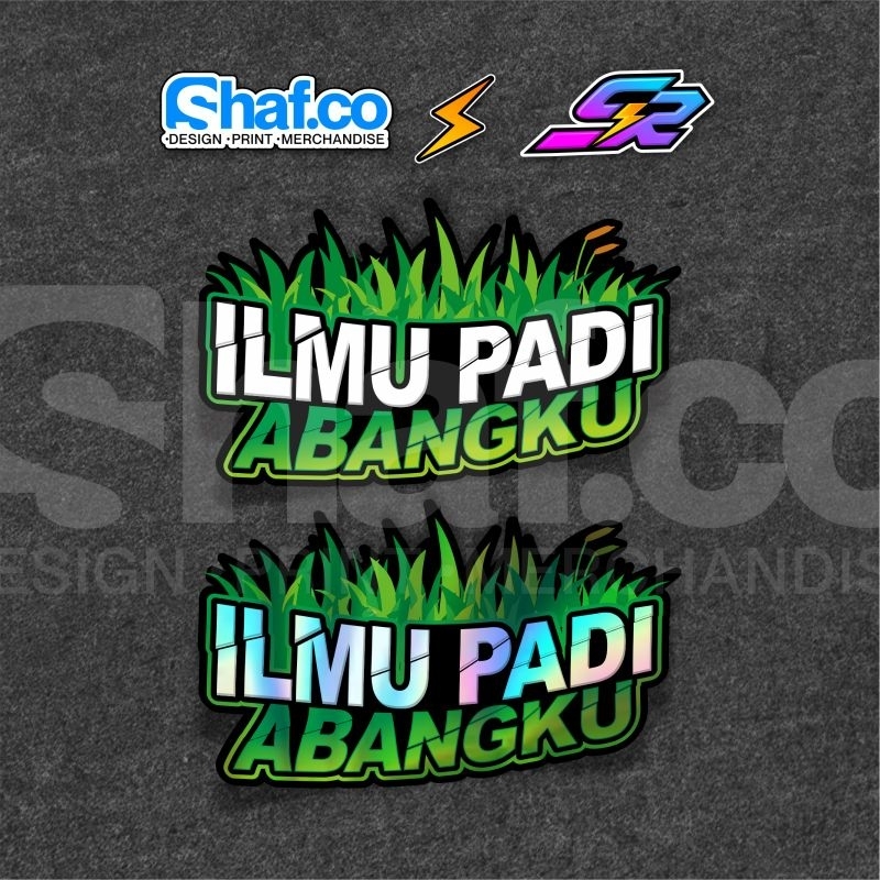 

STICKER ILMU PADI ABANGKU VINYL HOLOGRAM VIRAL KEREN