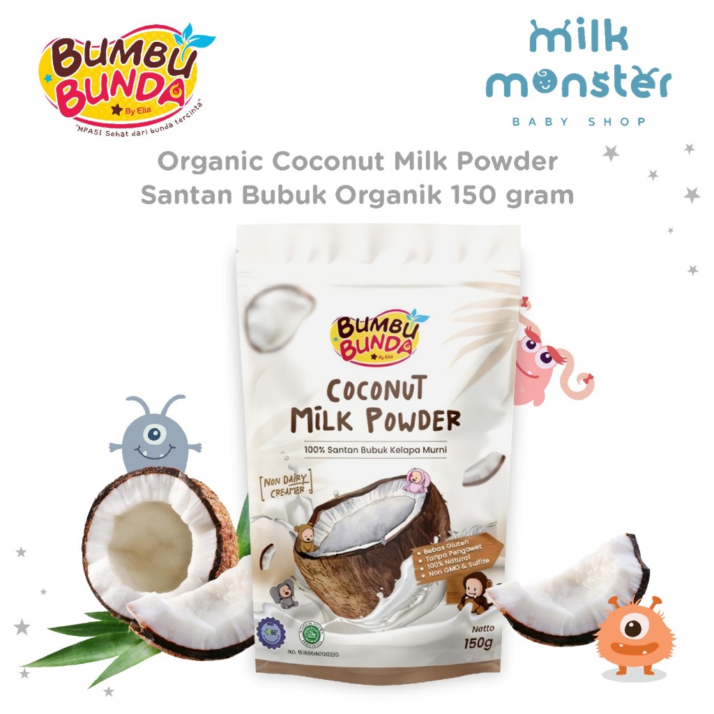 

Bumbu Bunda Elia Organic Coconut Milk Powder Santan Bubuk Organik 150 gram