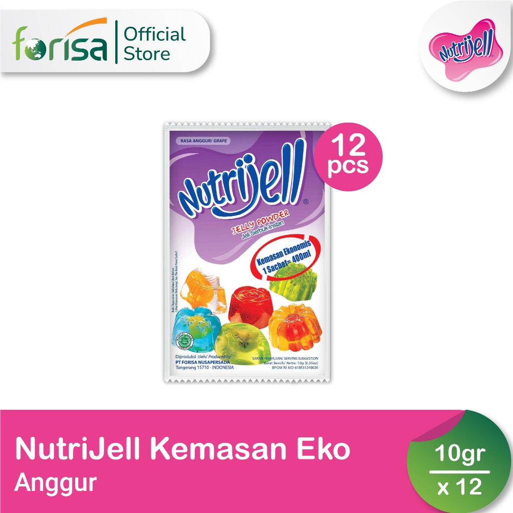 

Nutrijell Ekonomi Rasa Anggur 10 gr 12 Pcs