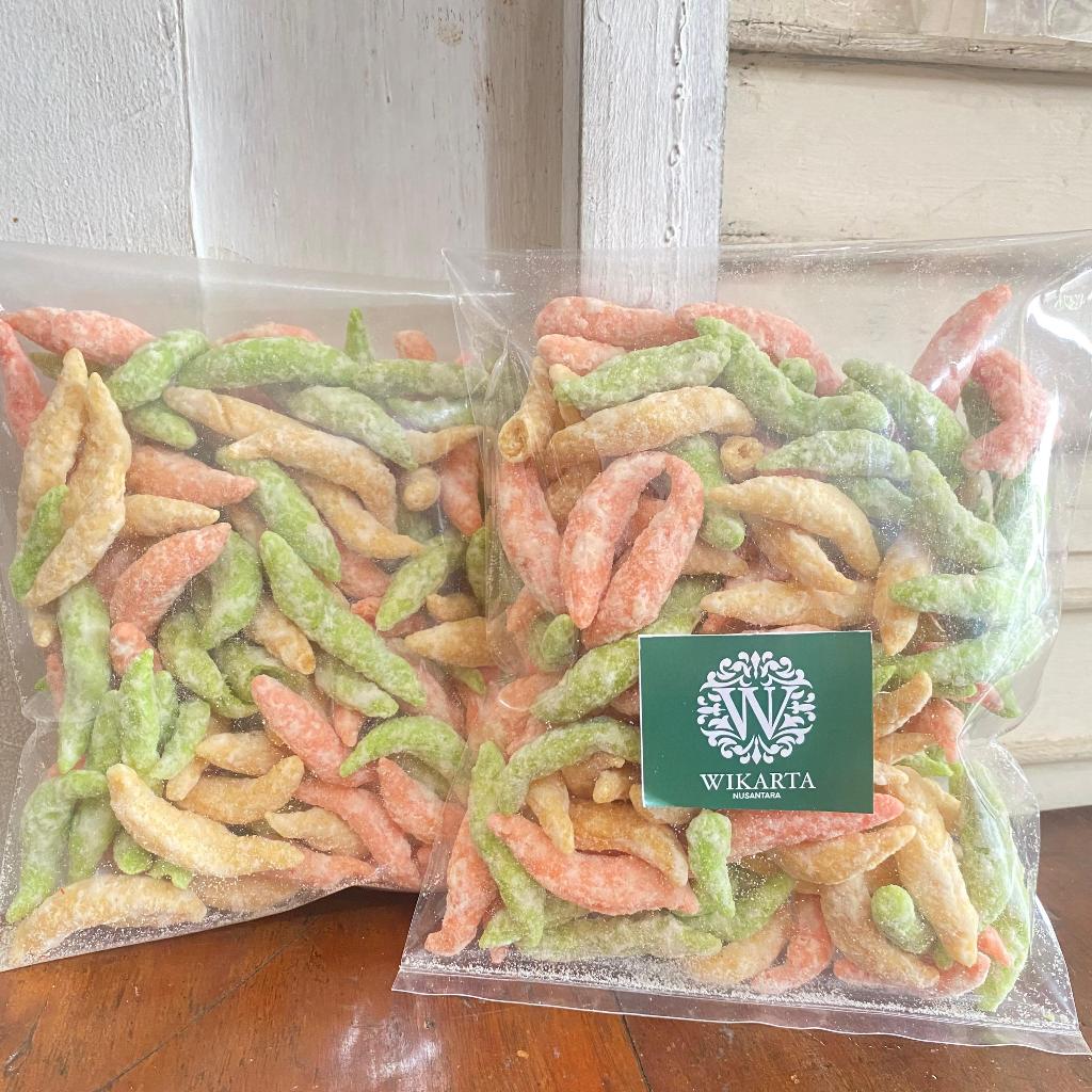 

WIDARAN WARNA widaran gabus warna warni kembang gula gabus manis 345 gram snack camilan kiloan