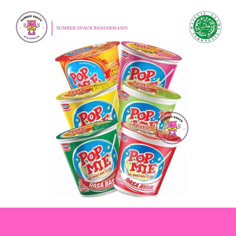 

Pop Mie Instan Cup (6 Varian Rasa)