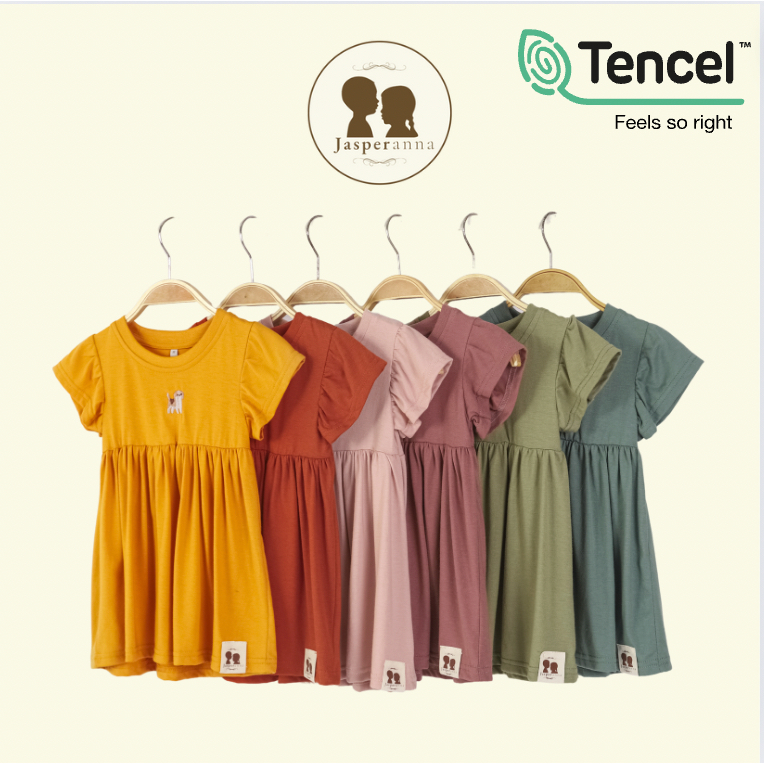 DRESS DASTER - JASPERANNA BY MERE ET MOI | BAJU ANAK TENCEL, PIYAMA ANAK ORGANIK