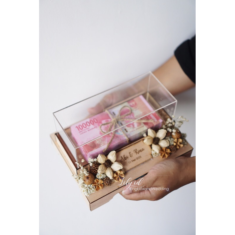 (READY STOK) Kotak Uang Mahar Rustic / Box Uang Mahar Rustic / Box Uang Rustic