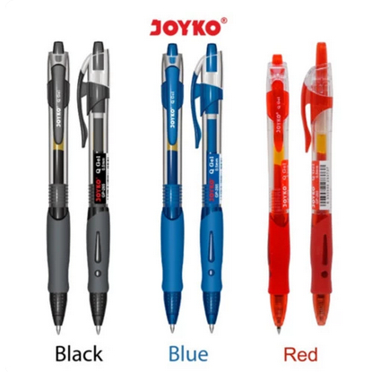 

Eceran Pulpen Gel Joyko Q Gel GP-265 warna hitam harga per pcs