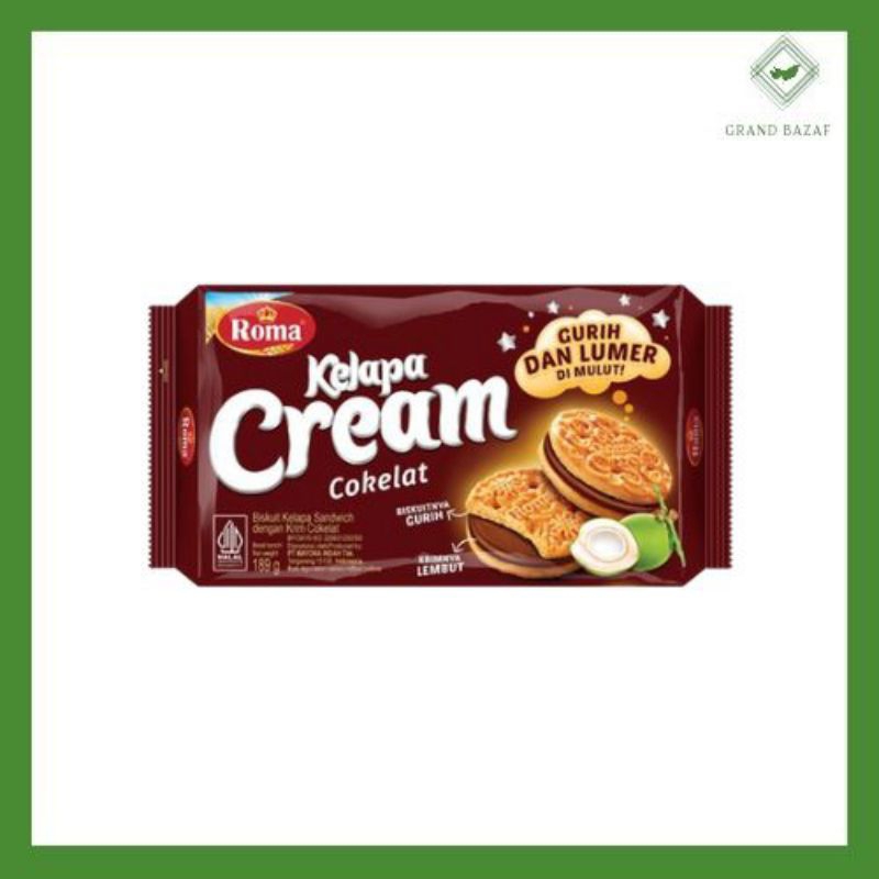 

Roma Kelapa Cream Chocolate 189gr