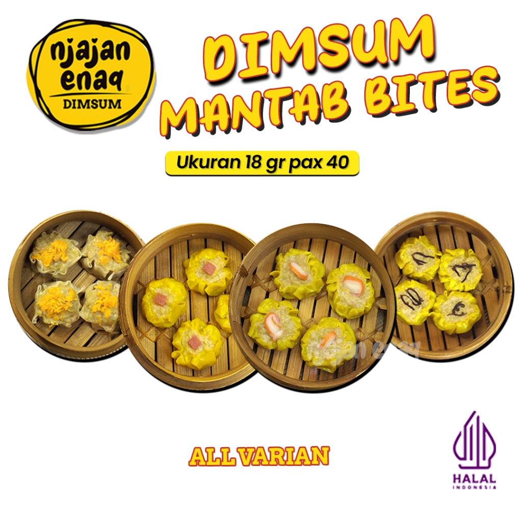 

DIMSUM MANTAB BITES 18gr PACK ISI 40 PCS❤️RT❤️