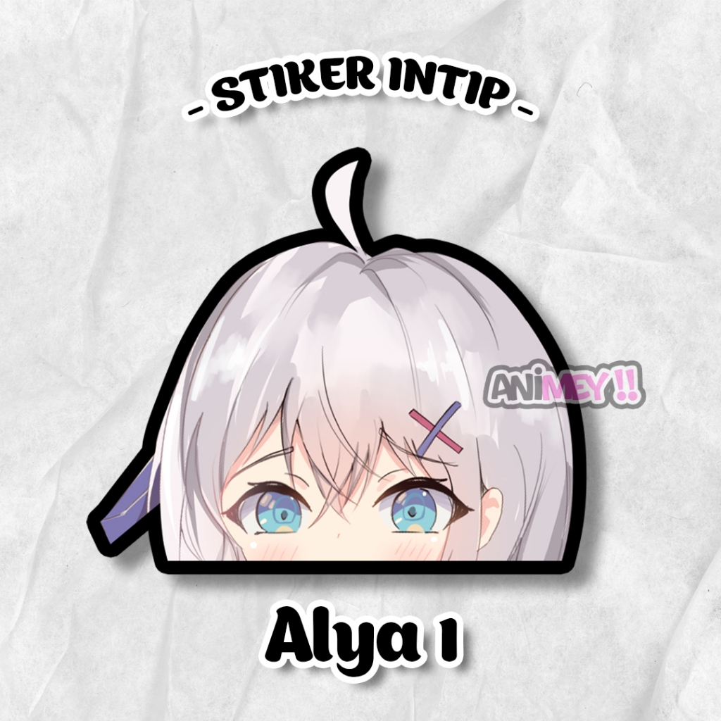 

Stiker Intip Alya Roshidere / Sticker Anime Waterproof