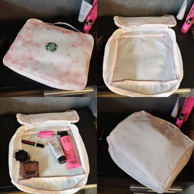 Pouch kosmetik amenities travel import makeup vip gift starbucks original