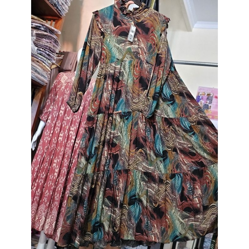 Gamis salvina Rayon Viscose