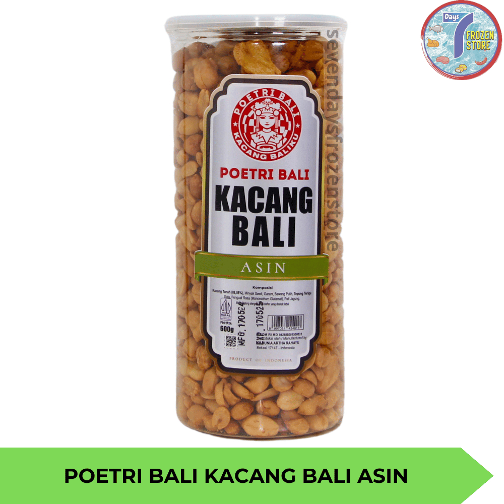 

bGF Poetri Bali Kacang Bali Oven Medan Thailand Toples Besar
