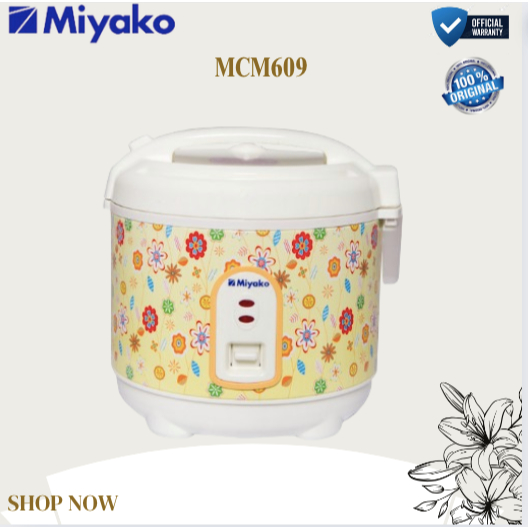 Rice Cooker/MIYAKO MCM-609/MCM609/MCM609/MCM 609/MCM-609/MCM 609 Magic Warmer Plus 0.63L/ORIGINAL