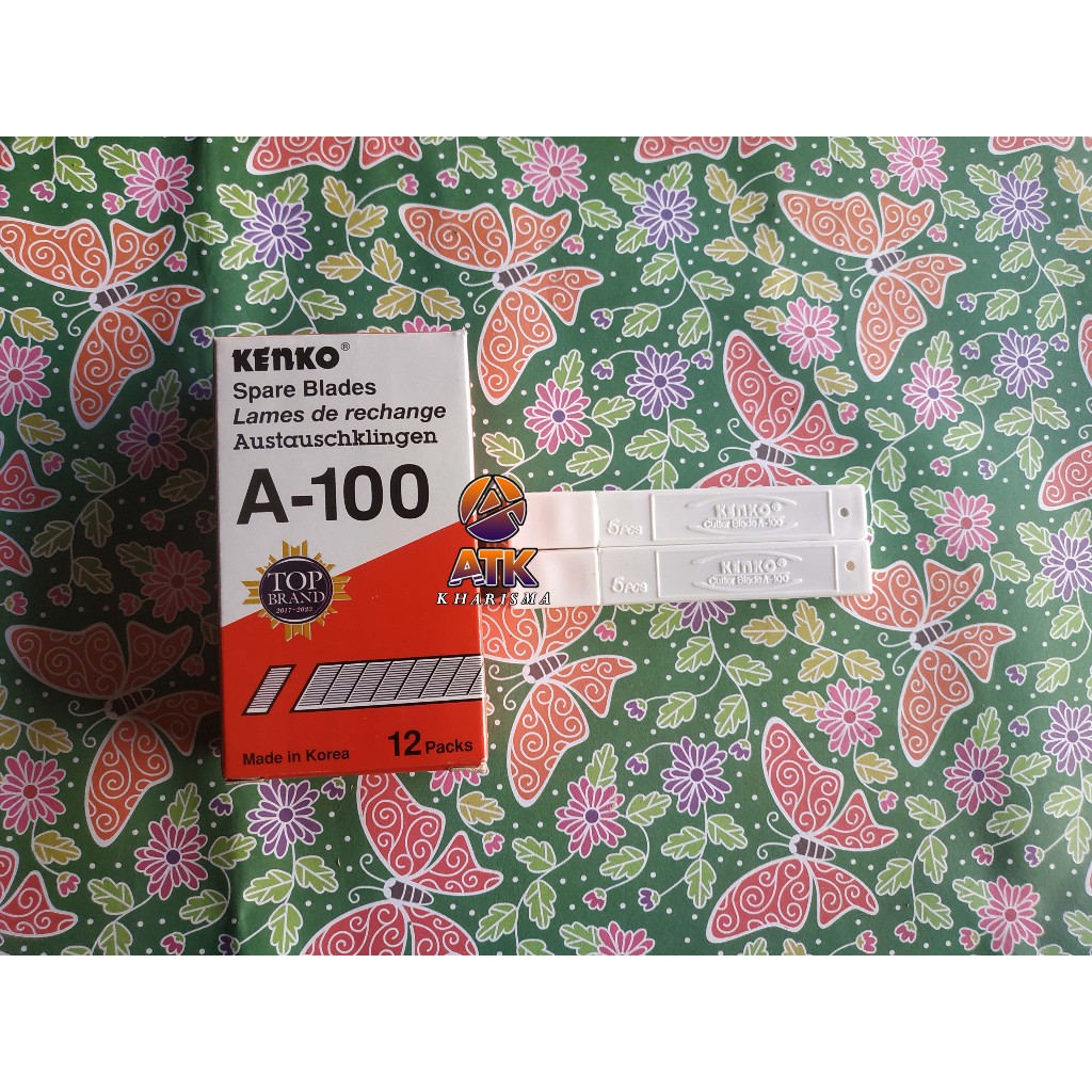 

ISI CUTTER KENKO A 100 ISI PISAU CUTER A100 REFILL KATER BESAR SEKOTAK - 1 PCS ISI 5