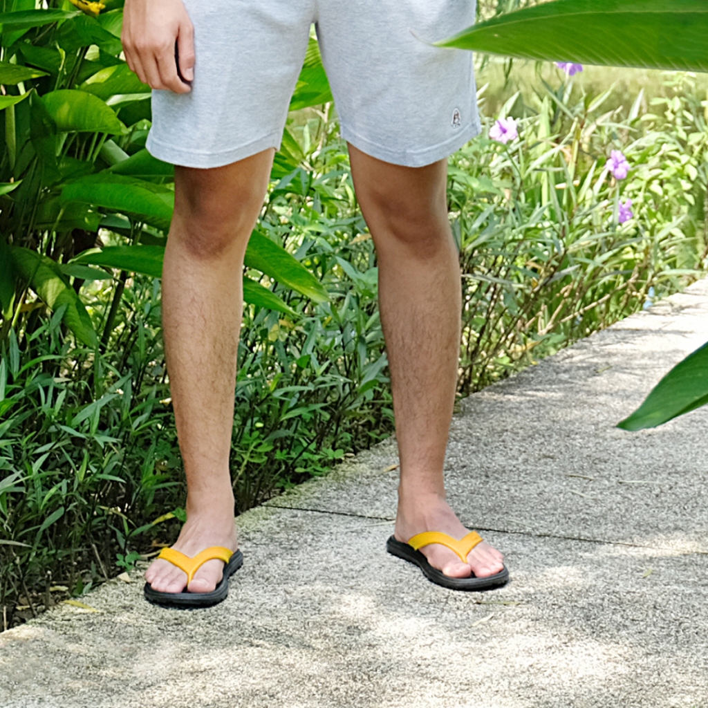 STEP - Sandal Sendal Pria Wanita Jepit Termurah Barnett Aero Yellow