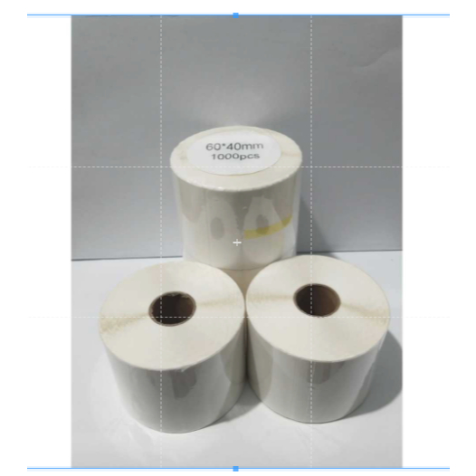

LABEL BARCODE 60x40 mm KERTAS STICKER DIRECT THERMAL ISI 1000 pcs full