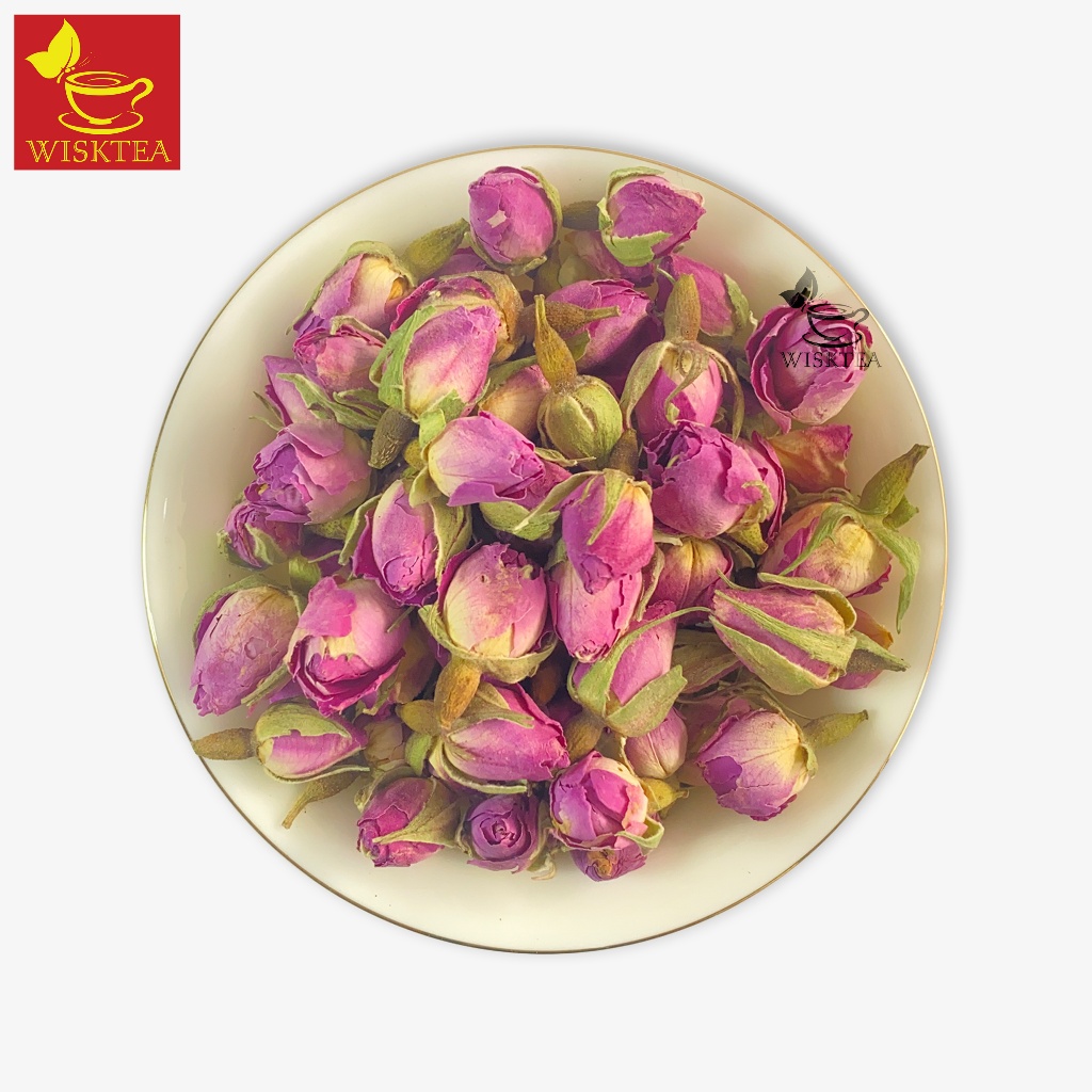 

Pink Rose Buds Tea 50gr / Premium Tea / Flowers Tea / Botanicals / Herbal Tea / by WiskTea