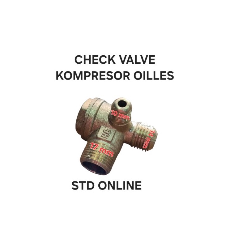 YD Check valve kompresor oilles chek valve otomatis kompresor oilles