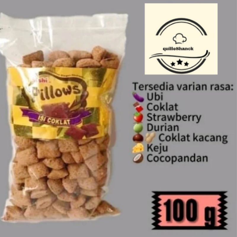 

OISHI PILLOWS 100G ll PUSAT GROSIR SNACK & COKLAT KILOAN ORIGINAL ll CEMILAN INDOFOOD