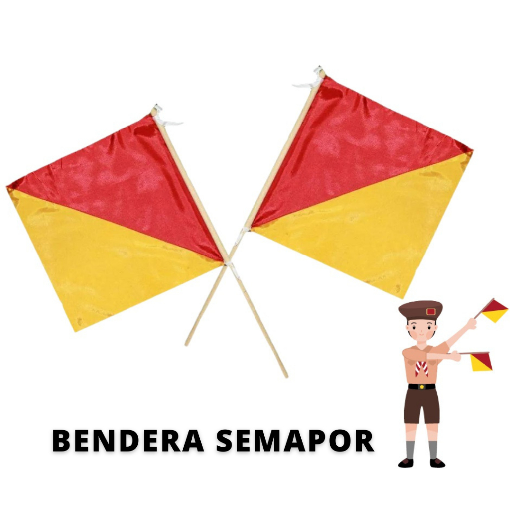 

Bendera Semaphore Semapur Bendera Pramuka - ATK