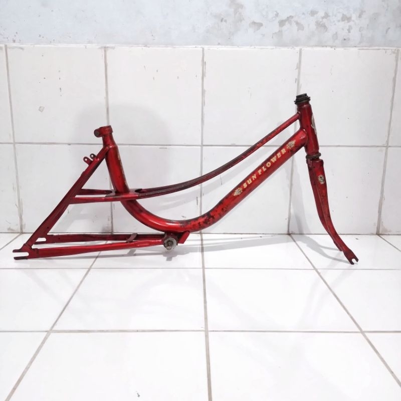 frame sepeda Mini Klasik Minion Minitrek 20 bekas original sun flower