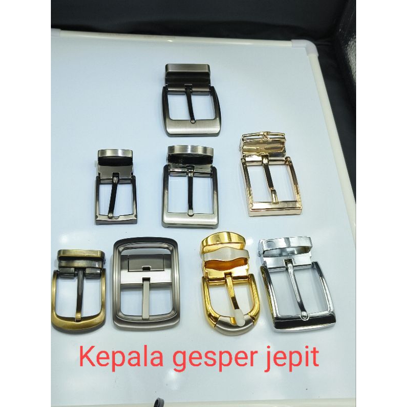 ikat pinggang pria sabuk gesper kepala jepit