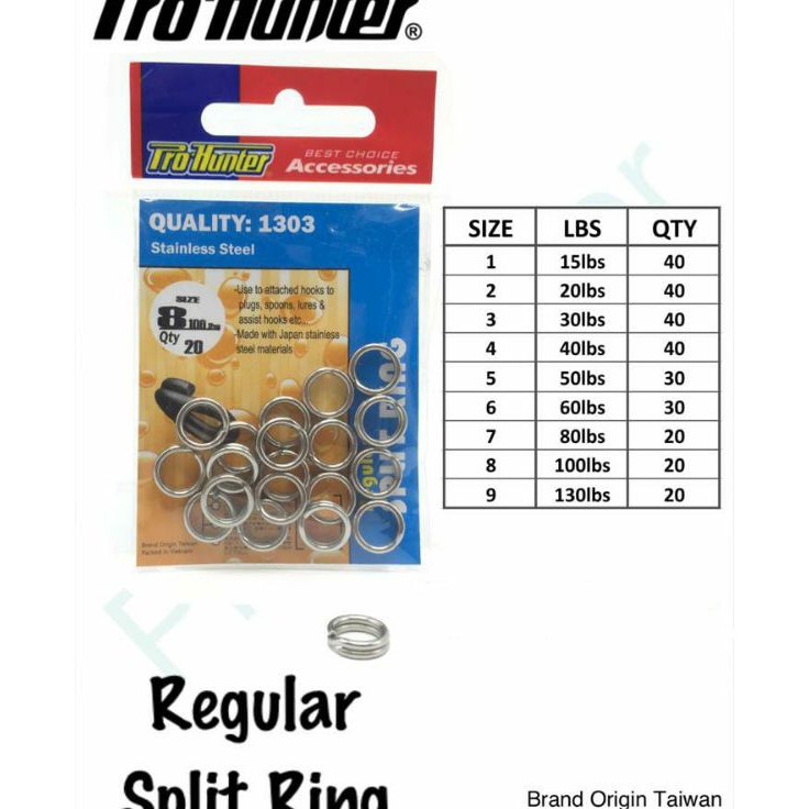 ys split ring pro hunter no 11