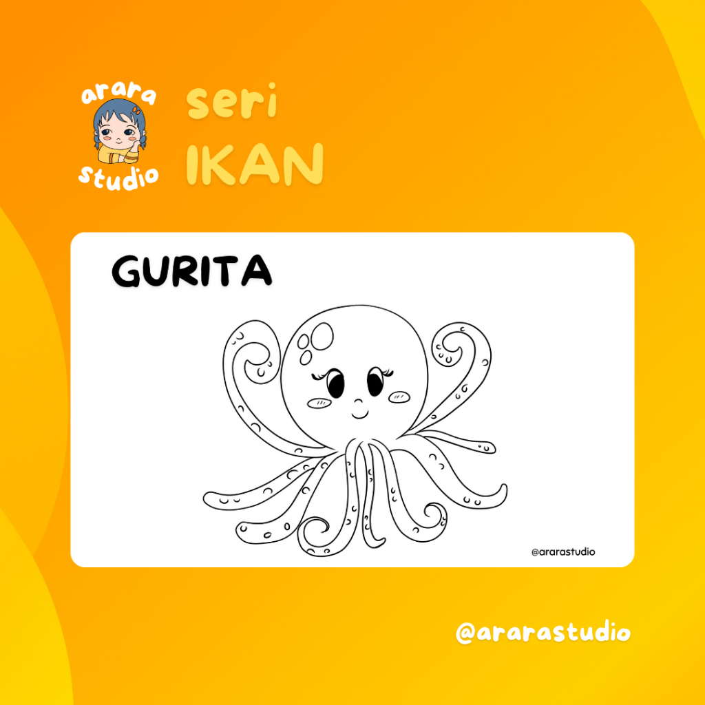

Kertas Mewarnai Berbagai Jenis Ikan dan Binatang Laut untuk Anak-anak