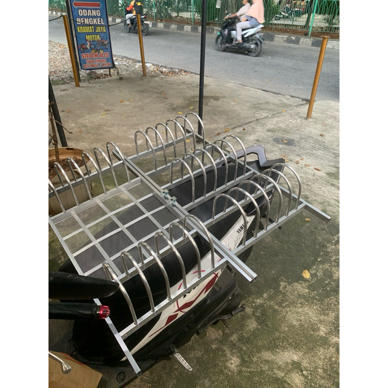 rak piring alumunium