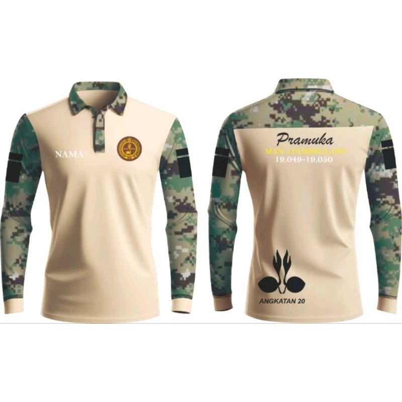 COSTUM KAOS BDU, KAOS PRAMUKA SCOUT, KAOS TACTICAL, LORENG MARPAT